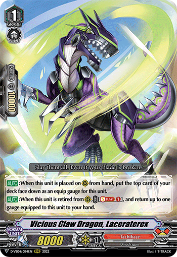 Vicious Claw Dragon, Laceraterex - D-VS04/034 - Triple Rare available at 401 Games Canada