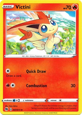 Victini - 007/073 - Uncommon available at 401 Games Canada