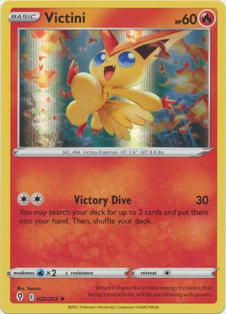 Victini - 020/203 - Holo Rare available at 401 Games Canada