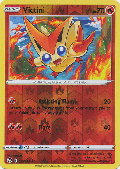 Victini - 023/195 - Rare - Reverse Holo available at 401 Games Canada