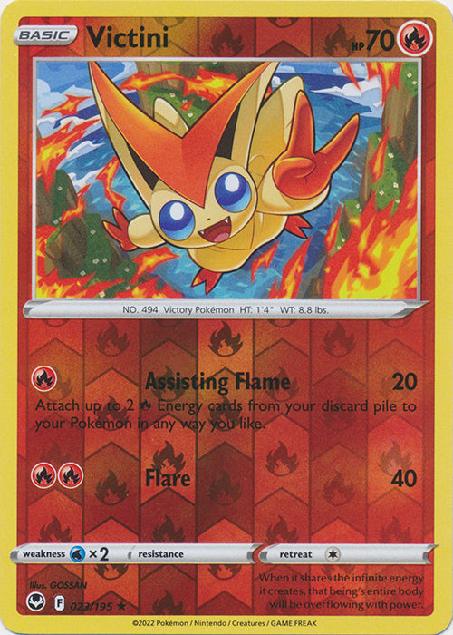 Victini - 023/195 - Rare - Reverse Holo available at 401 Games Canada