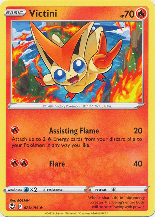 Victini - 023/195 - Rare available at 401 Games Canada