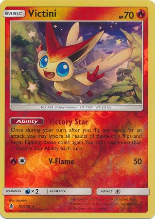 Victini - 10/145 - Holo Rare - Reverse Holo available at 401 Games Canada