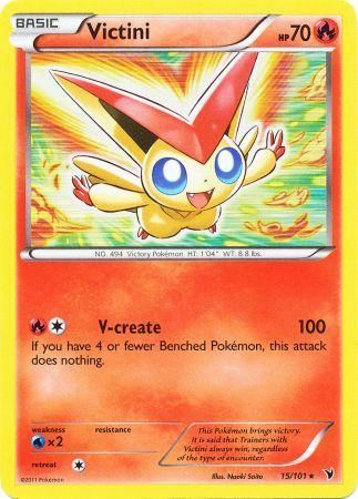 Victini - 15/101 - Holo Rare available at 401 Games Canada