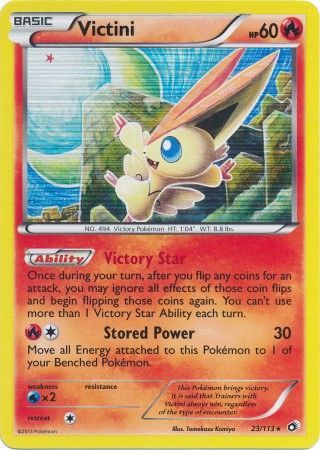 Victini - 23/113 - Holo Rare available at 401 Games Canada