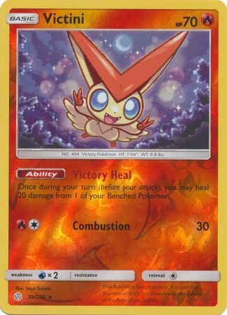 Victini - 30/236 - Holo Rare - Reverse Holo available at 401 Games Canada