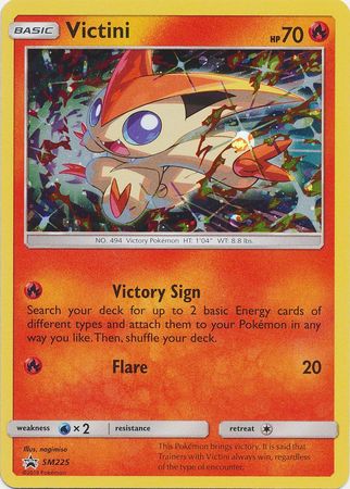 Victini - SM225 - Holo Promo available at 401 Games Canada