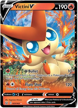 Victini V - 021/163 - Ultra Rare available at 401 Games Canada