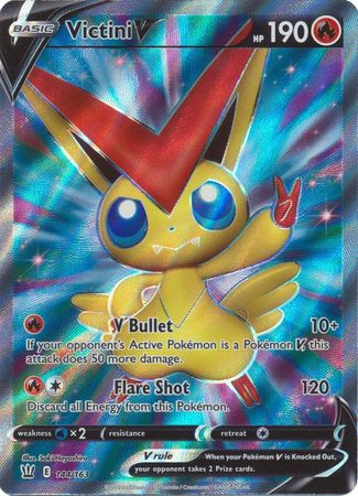 Victini V - 144/163 - Full Art Ultra Rare available at 401 Games Canada