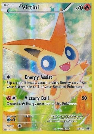 Victini - XY117 - Holo Promo available at 401 Games Canada