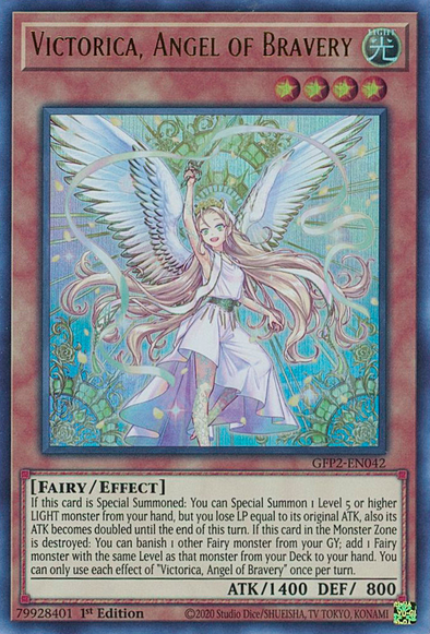 Victorica, Angel of Bravery - GFP2-EN042 - Ultra Rare - 1st Edition available at 401 Games Canada