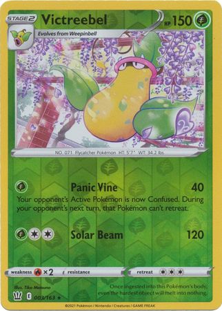 Victreebel - 003/163 - Rare - Reverse Holo available at 401 Games Canada