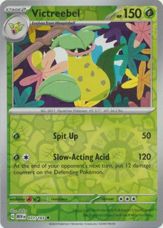 Victreebel - 071/165 - Uncommon - Reverse Holo available at 401 Games Canada