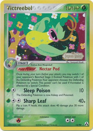 Victreebel - 13/92 - Holo Rare - Reverse Holo available at 401 Games Canada