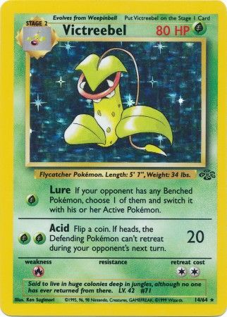 Victreebel - 14/64 - Holo - Unlimited available at 401 Games Canada