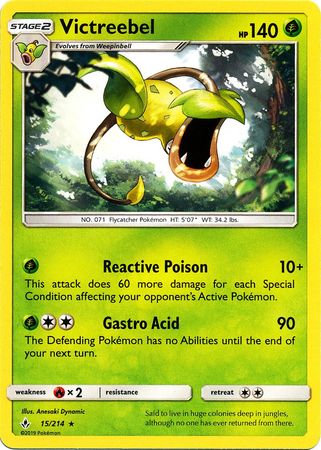 Victreebel - 15/214 - Rare available at 401 Games Canada