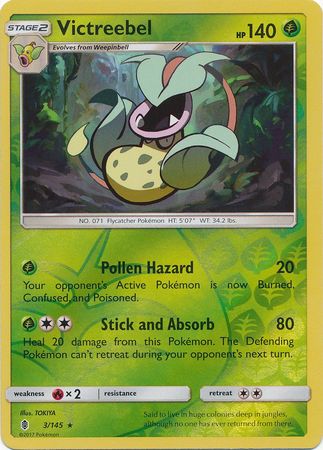 Victreebel - 3/145 - Rare - Reverse Holo available at 401 Games Canada