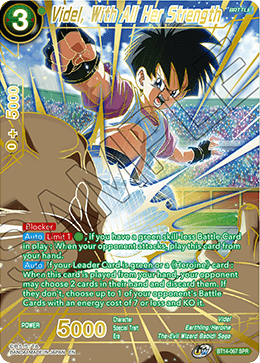 Videl, With All Her Strength - BT14-067 - Special Rare (SPR) available at 401 Games Canada