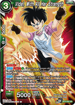 Videl, With All Her Strength - BT14-067 - Super Rare available at 401 Games Canada