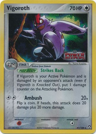 Vigoroth - 41/108 - Uncommon - Reverse Holo available at 401 Games Canada