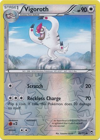 Vigoroth - 82/111 - Uncommon - Reverse Holo available at 401 Games Canada