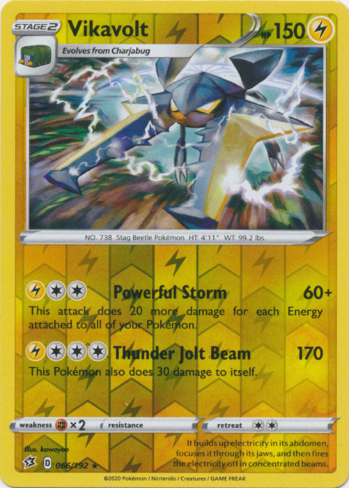 Vikavolt - 066/192 - Holo Rare - Reverse Holo available at 401 Games Canada