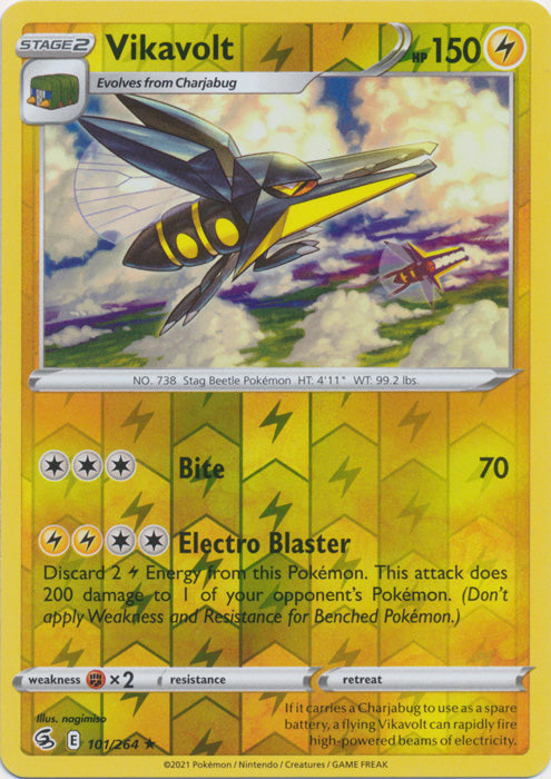 Vikavolt - 101/264 - Rare - Reverse Holo available at 401 Games Canada