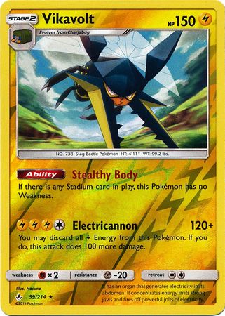 Vikavolt - 59/214 - Holo Rare - Reverse Holo available at 401 Games Canada