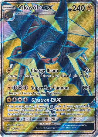 Vikavolt GX - 134/145 - Full Art Ultra Rare available at 401 Games Canada