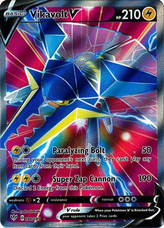 Vikavolt V - 180/189 - Full Art Ultra Rare available at 401 Games Canada