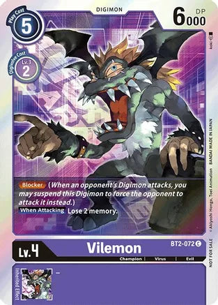 Vilemon - BT2-072 - (Event Pack 1 Alternate Art) available at 401 Games Canada