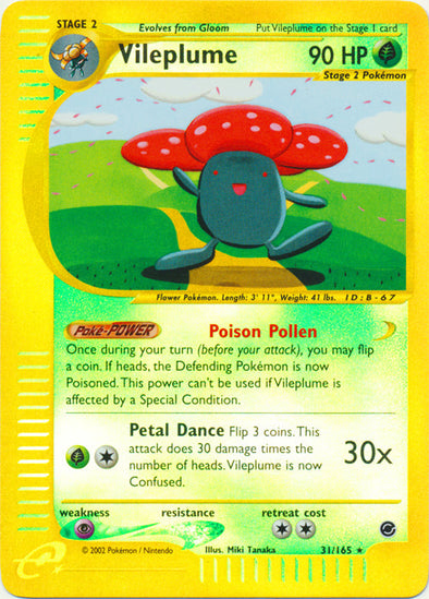 Vileplume - 31/165 - Holo - Reverse Holo available at 401 Games Canada