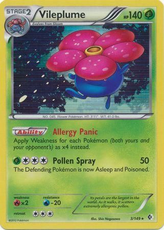 Vileplume - 3/149 - Holo Rare available at 401 Games Canada