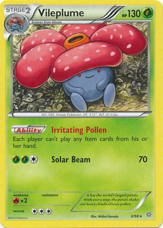 Vileplume - 3/98 - Rare available at 401 Games Canada