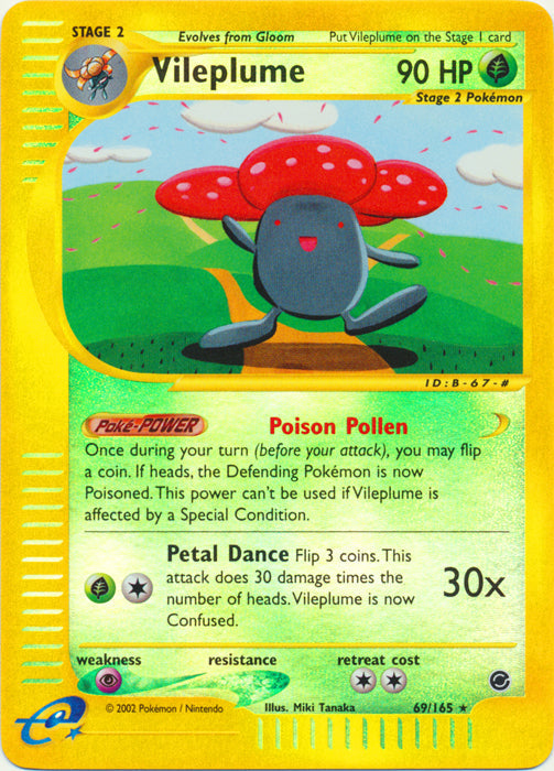 Vileplume - 69/165 - Rare - Reverse Holo available at 401 Games Canada