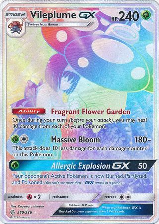 Vileplume GX - 250/236 - Hyper Rare available at 401 Games Canada