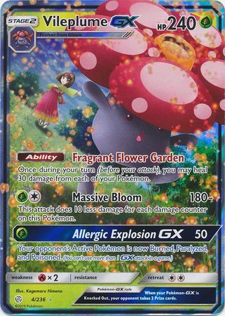 Vileplume GX - 4/236 - Ultra Rare available at 401 Games Canada