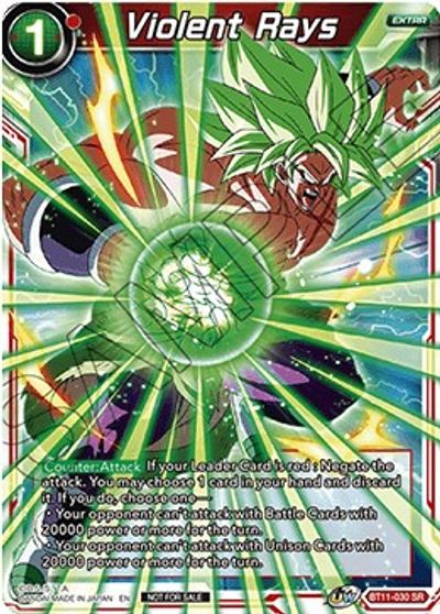 Violent Rays - BT11-030 - Super Rare (Alternate Art) available at 401 Games Canada