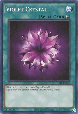 Violet Crystal - LOB-EN042 - Common - Unlimited Worldwide available at 401 Games Canada