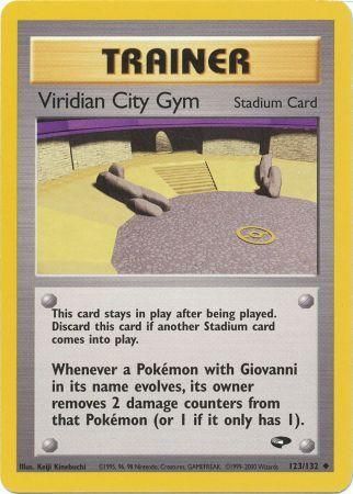 Viridian City Gym - 123/132 - Uncommon - Unlimited available at 401 Games Canada