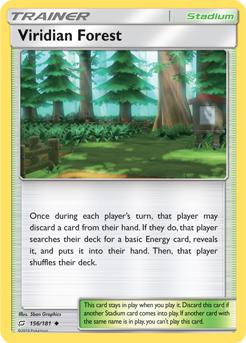 Viridian Forest - 156/181 - Uncommon available at 401 Games Canada
