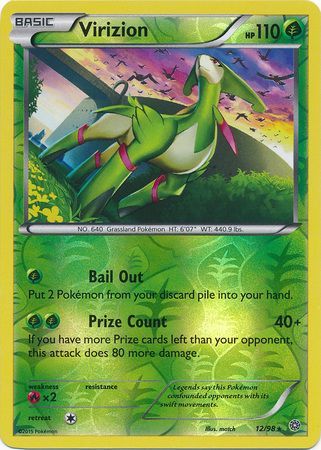 Virizion - 12/98 - Holo Rare - Reverse Holo available at 401 Games Canada