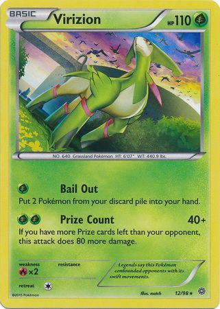 Virizion - 12/98 - Holo Rare available at 401 Games Canada