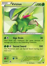 Virizion - 17/98 - Holo Rare available at 401 Games Canada