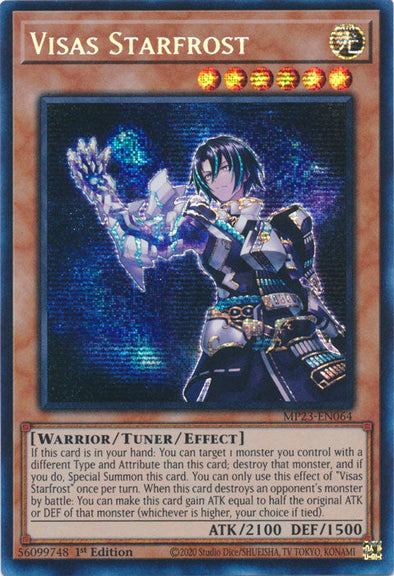 Visas Starfrost - MP23-EN064 - Prismatic Secret Rare - 1st Edition available at 401 Games Canada