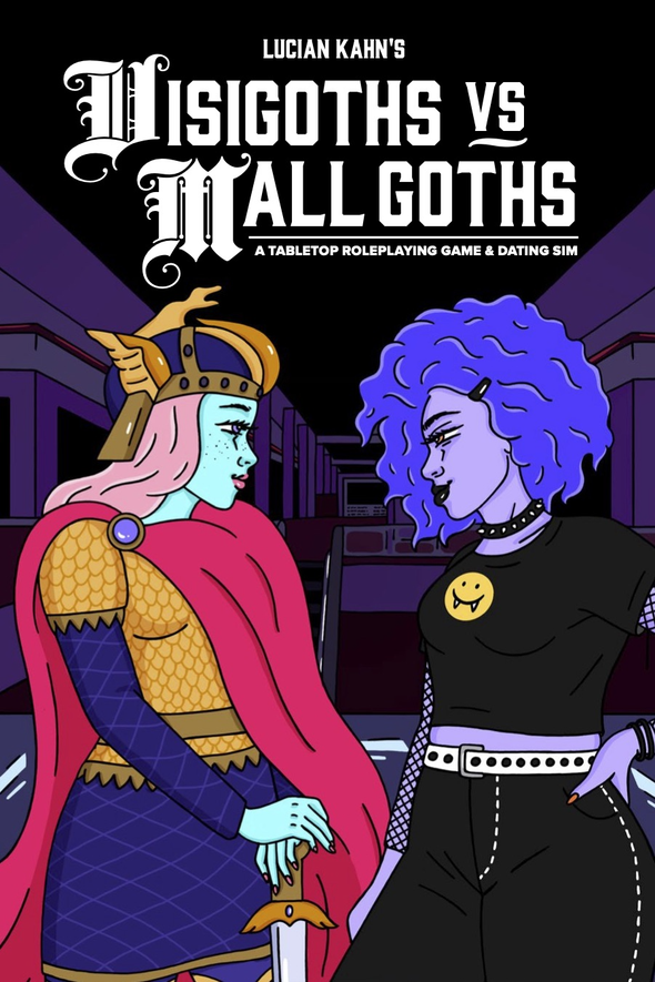 Visigoths vs. Mall Goths - A Tabletop Roleplaying Game & Dating Sim (Clearance) available at 401 Games Canada