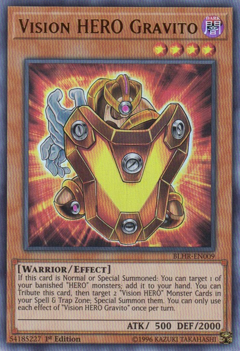 Vision HERO Gravito - BLHR-EN009 - Ultra Rare - 1st Edition available at 401 Games Canada
