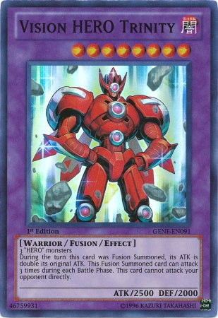 Vision HERO Trinity - GENF-EN091 - Super Rare - 1st Edition available at 401 Games Canada