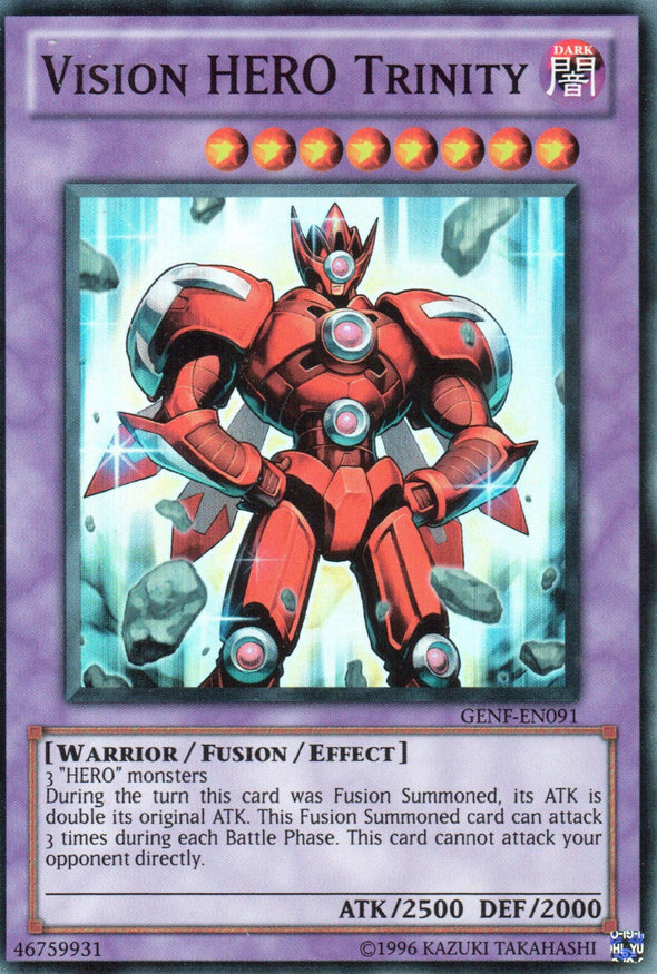 Vision HERO Trinity - GENF-EN091 - Super Rare - Unlimited available at 401 Games Canada