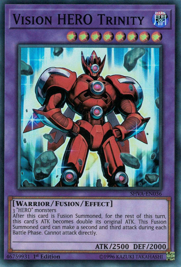 Vision HERO Trinity - SHVA-EN036 - Super Rare - 1st Edition available at 401 Games Canada